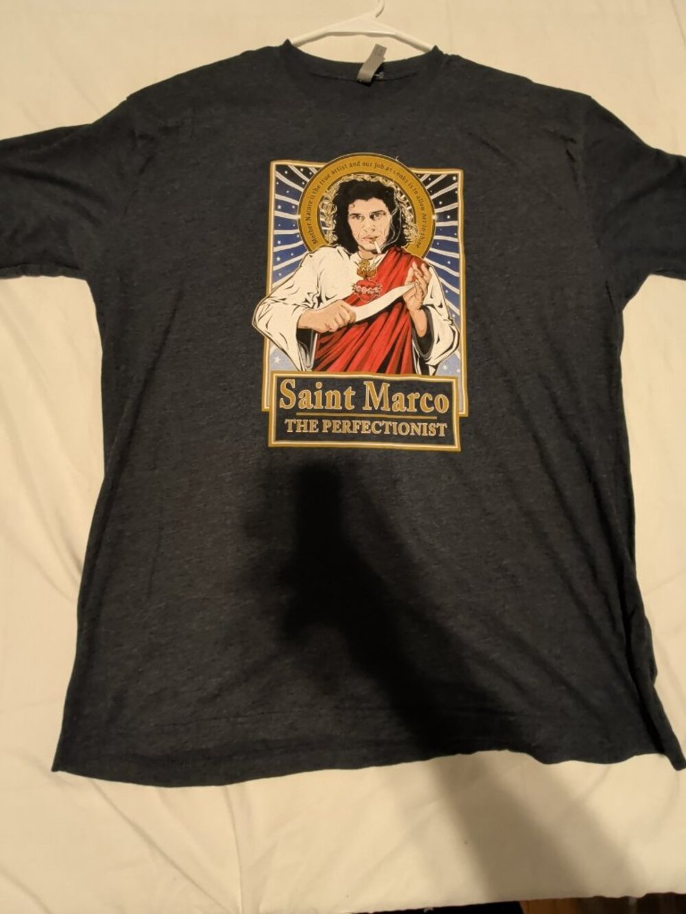 Saint Marco The Perfectionist Graphic Tee Charcoal — Men's XL